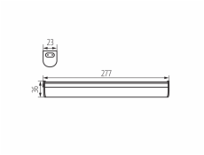 LED svietidlo MERA LED 5W NW 4000K biele