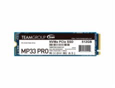 TEAMGROUP MP33 Pro 512GB PCIe Gen3 x4 NVMe M.2 SSD 2100/1700 MB/s