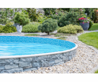 Planet Pool Bazénová fólie Mosaic pro bazén  O 4,6 m x 1,2 m