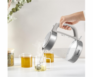 Rychlovarná konvice Tefal KI605B30, 1,7 l, bílá/stříbrná