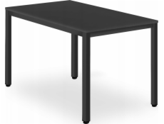 Leobert Stůl TESSA 120cm x 60cm - černý / černé nohy