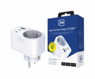 3MK Nabíječka Hyper Comfort 30W 1xUSB-A 2xUSB-C 1xSchuko ...