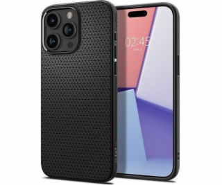 Spigen kryt Liquid Air pro iPhone 15 Pro Max - Matte Black