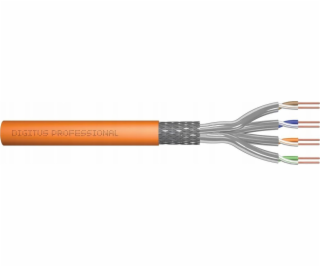 DIGITUS kabel Cat7 S/FTP, drát, 1200MHz Cca, AWG 23/1, 50...