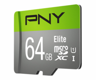 Pamäťová karta MicroSDXC Elite 64GB P-SDUX64U185GW-GE