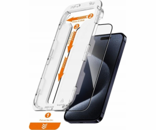 CRONG Tvrzené sklo EasyShield – balení 2 kusů – iPhone 15...
