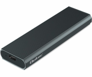 Qoltec Pouzdro pro M.2 SSD | NVMe | PCIe | USB 3.1 | 10 G...
