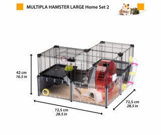FERPLAST Multipla hamster large - klec pro hlodavce - 107...