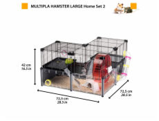 FERPLAST Multipla hamster large - klec pro hlodavce - 107,5 x 37,5 x 42 cm