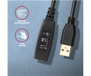 AXAGON Aktivní prodlužovací/zesilovací kabel ADR-207 USB ...
