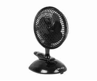 Stolní ventilátor 6 /15cm s klipem 25W 2v1 černý