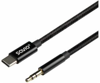 Savio Kabel USB-C na mini-jack 1 m CL-187