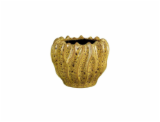 Květináč Mica 1173928, keramický, O 27,5 cm, žlutý