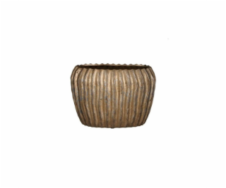 Květináč Mica 1133955, keramický, O 28 cm, hnědý