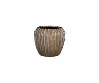 Květináč Mica 1133953, keramický, O 24 cm, hnědý
