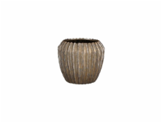 Květináč Mica 1133953, keramický, O 24 cm, hnědý