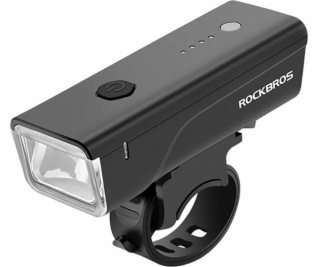 Rockbros Světlo na kolo + kabel USB-C - USB-A 260 lm Černá