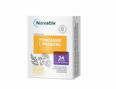 Novativ Tymián a podběl, 24 pastilek