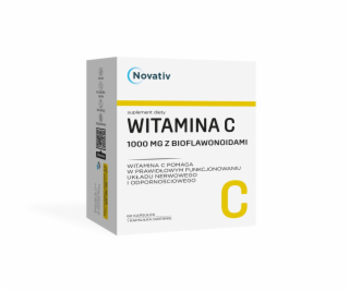 Novativ Vitamin C 1000 mg s bioflavonoidy, kapsle, 60 ks.