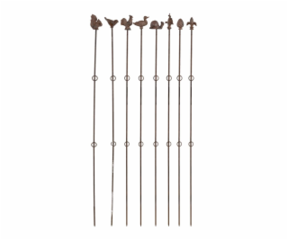 Podpera rastlín PY25, 131 cm x 6,2 cm x 2,8 cm, bronz