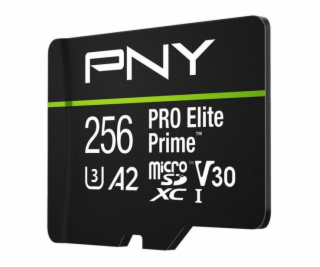 PNY Paměťová karta Elite Prime 256GB microSDXC + SD adaptér