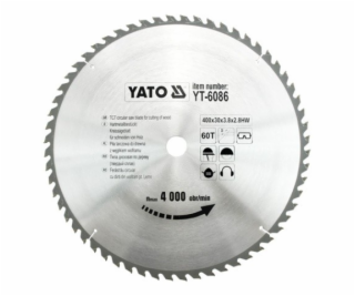 Yato Kotoučová pila na dřevo 400x30mm 60z (YT-6086)
