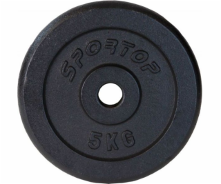 Sportop Litinové závaží 5 kg fi26