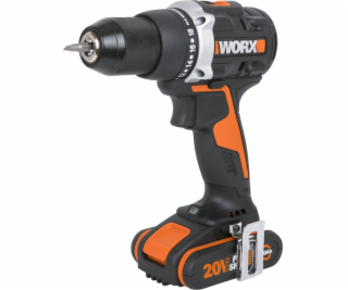 Worx WX102 20V akumulátorová vrtačka/šroubovák 2 x 2 Ah b...