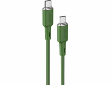 Acefast Kabel USB-C - USB-C 1,2 m zelený (6974316280750)