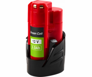 Green Cell Baterie pro Milwaukee M12 12V 3Ah, náhrada za ...