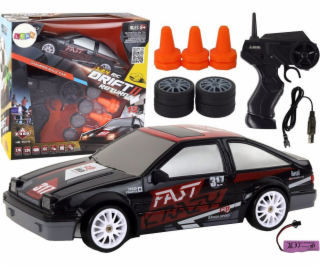 LeanToys Sportovní auto na dálkové ovládání R/C 1:24 Čern...