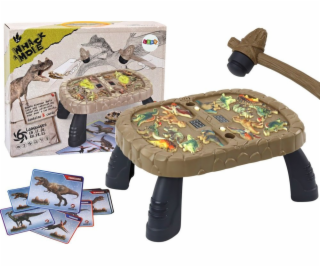 LeanToys Stolní hra Whac-a-mole s dinosaury