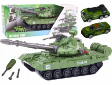 LeanToys Sada Tank Military Vehicle DIY Demontáž pružin se zelenými zvuky