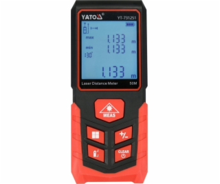 Yato Laserový dálkoměr YATO LASER RANGEFINDER 50m