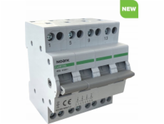 Noark Modulární přepínač Noark 113932 pro instalaci síťového napájení, výběr 1-0-2 4P 40A 4CO