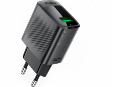 Acefast Nabíječka A90 síťová nabíječka GaN USB-A QC 18W - černá