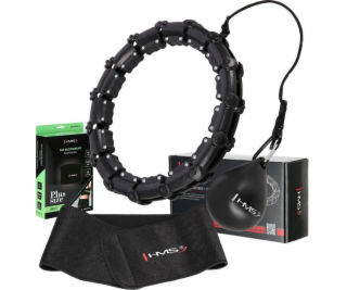 HMS Sada HHW11: Hula hoop se závažím a výstupky + zeštíhl...