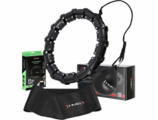 HMS Sada HHW11: Hula hoop se závažím a výstupky + zeštíhlující pás BR163 Plus Size