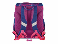 Herlitz UltraLight Plus Tropical Chill, školní aktovka (růžová/modrá, vč. 16dílného penálu, penálu, sportovní tašky)