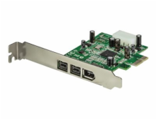 StarTech Řadič PCIe x1 - 2x FireWire 800 + 1x FireWire 400 (PEX1394B3)