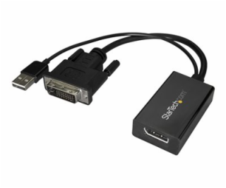 StarTech DVI-D – DisplayPort + USB-A AV adaptér černý (DV...