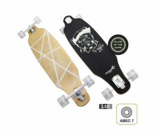 Muuwmi Lights Longboard GLOW ABEC 7 Pablo, Skateboard