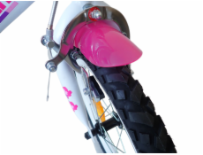 Dino bikes 166 RSN FAIRY Bílá, růžový potisk 16 