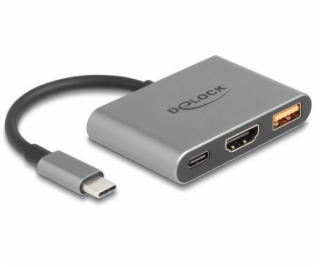 Delock USB Type-C adaptér na HDMI 4K 30 Hz s USB Type-A a...