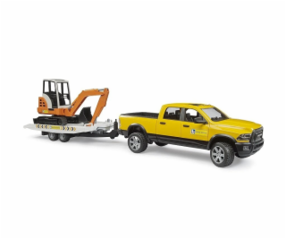 Vruder RAM Rental Service s minibagrem, model vozidla