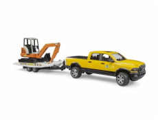Vruder RAM Rental Service s minibagrem, model vozidla