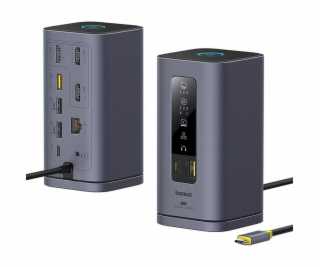 Dokovací stanice 11v1 Baseus Spacemate 100W 2xUSB-C, 4xUS...