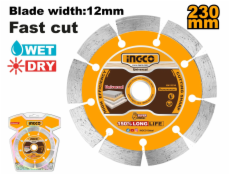 Ingco DMD0123013 Kotouč řezný diamantový 230mm