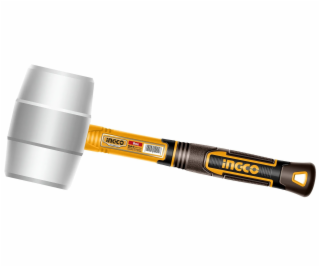 Ingco HRUH8908 Kladivo gumové bílé 220g sklolaminát