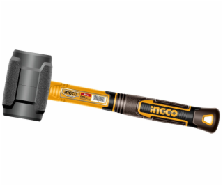 Ingco HRUH8808 Kladivo gumové černé 220g sklolaminát